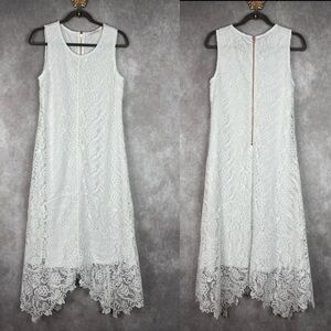 Soft Surroundings Madelyn Crochet Lace Wedding Dress In White Women's Size 6